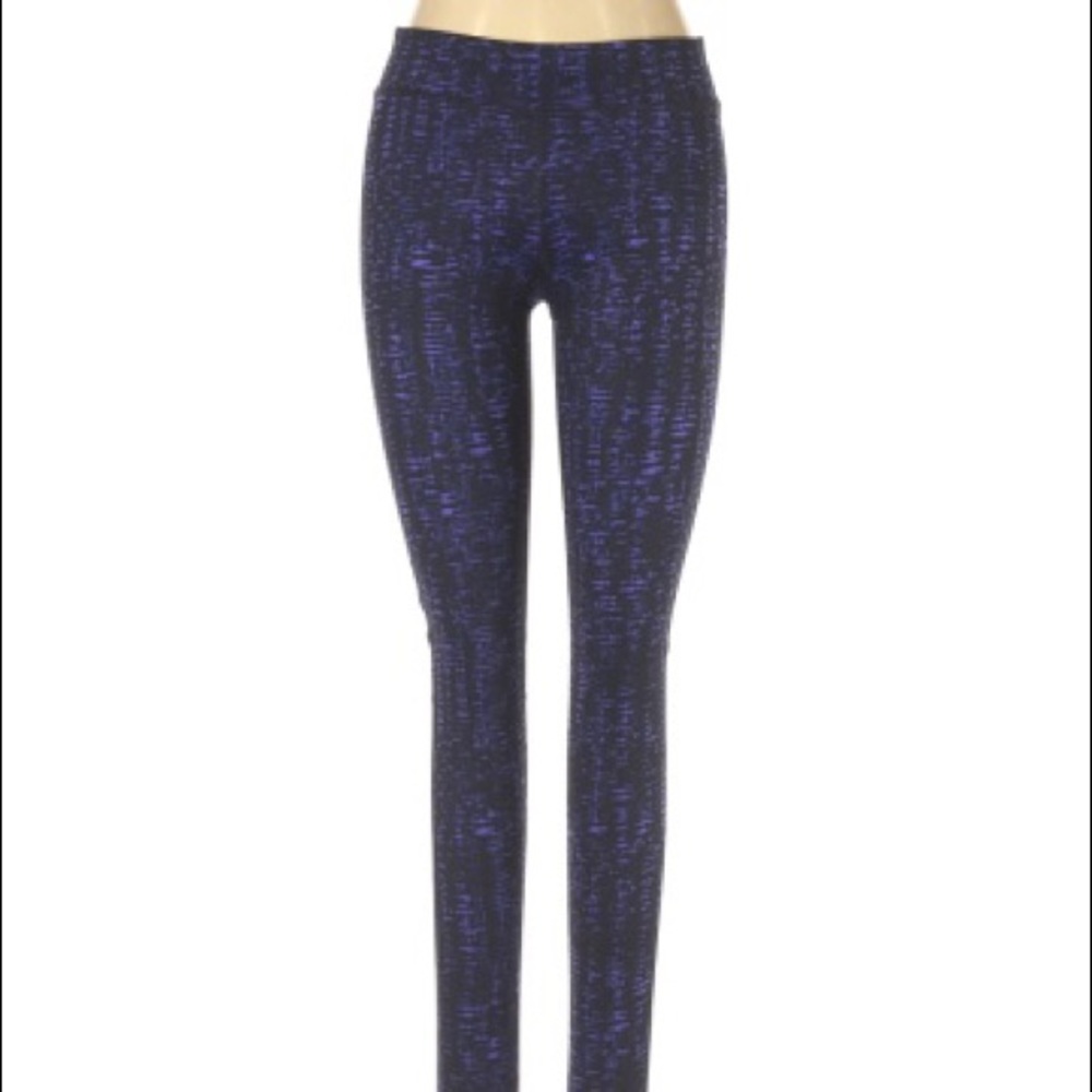 Champion purple and black patterned leggings XS